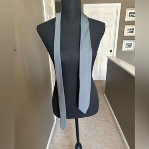 YSL Yves Saint Laurent vintage gray tie.